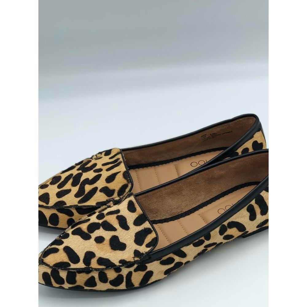 me too Leopard-Print Pointed Toe Flats - Picture 4 of 4